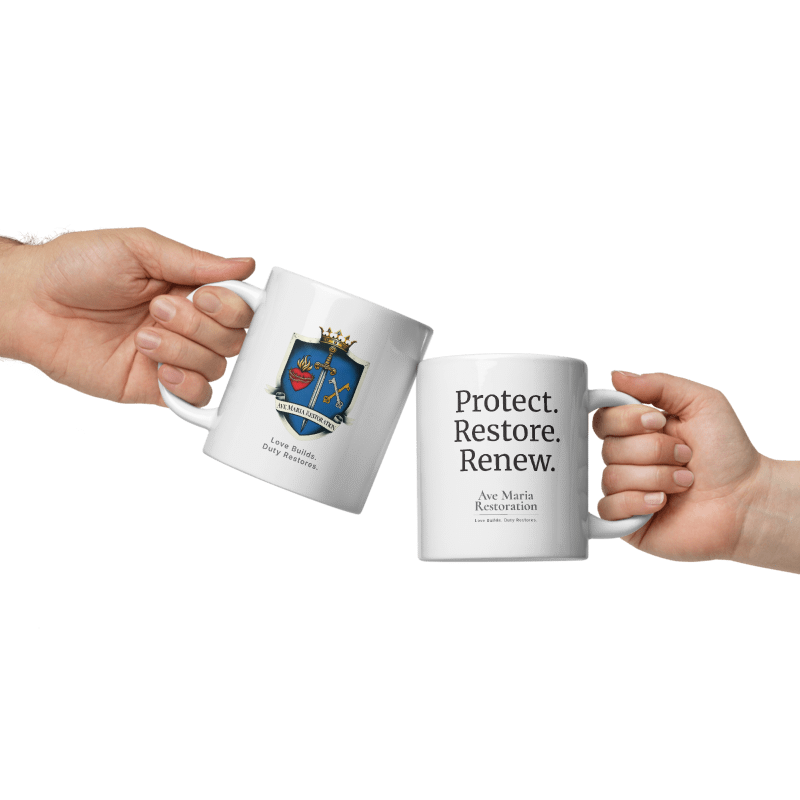 Protect. Restore. Renew. Mug