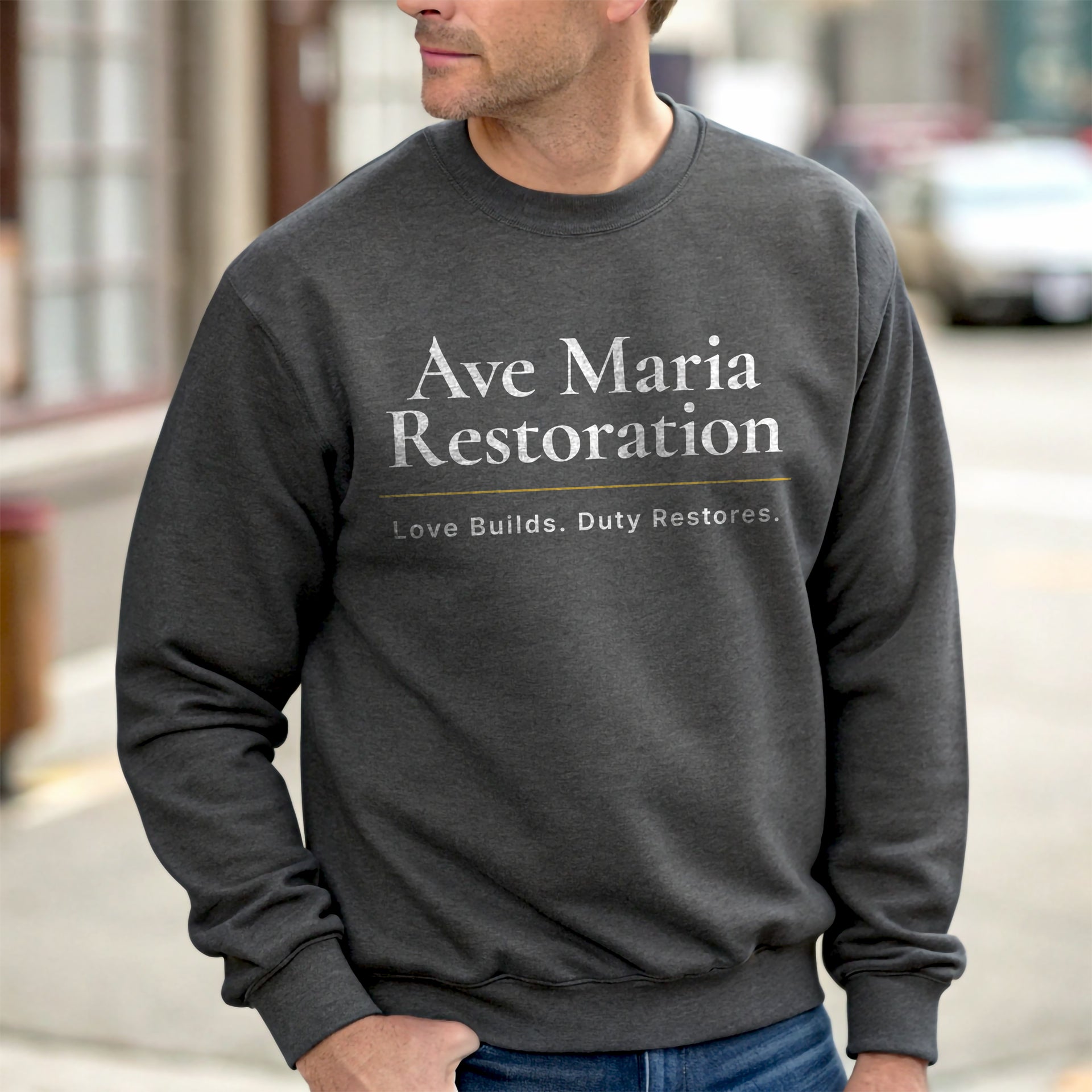 Ave Maria Restoration Unisex Sweatshirt